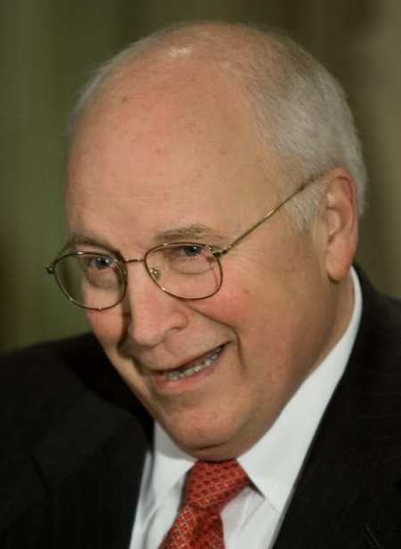 dick cheney has a big dick. Dick Cheney has slithered